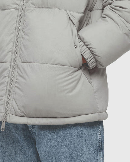 Dickies Waldenburg Pufferjas Grijs close up zakken detail foto