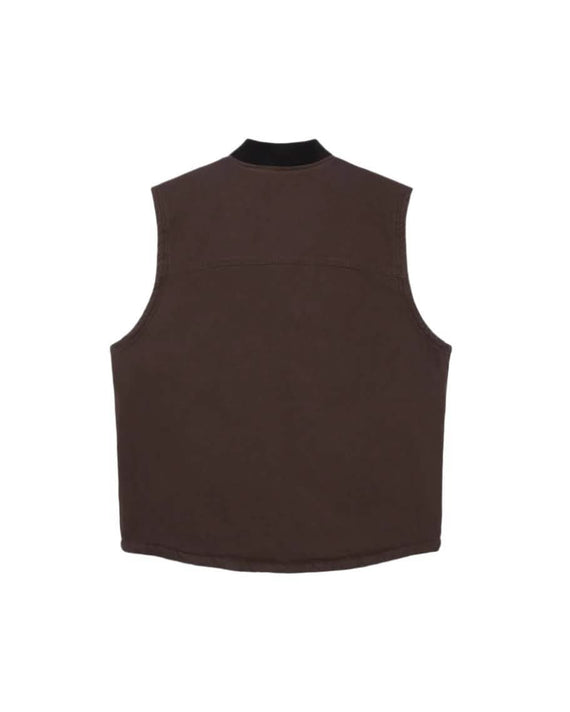 Dickies_gilet_bruin_achterkant