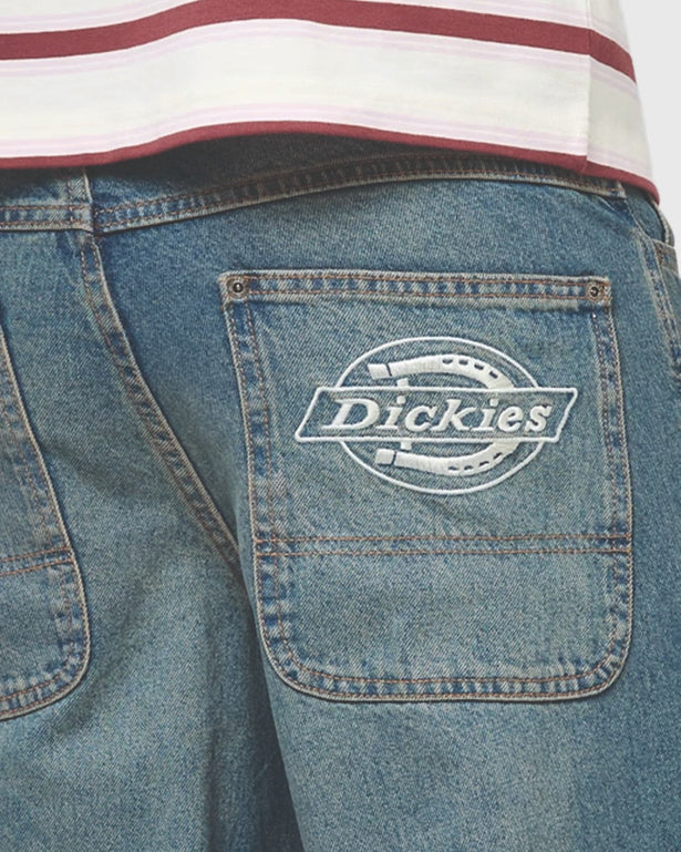 Dickies Hilham Denim Khaki cu logo
