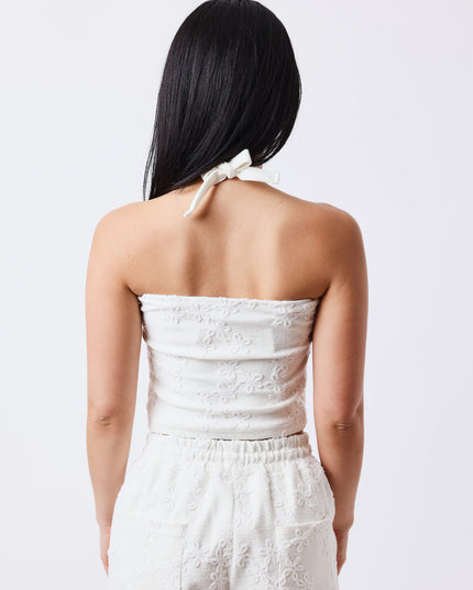 Project X Paris Dames Top Court Flora achterkant model rug 