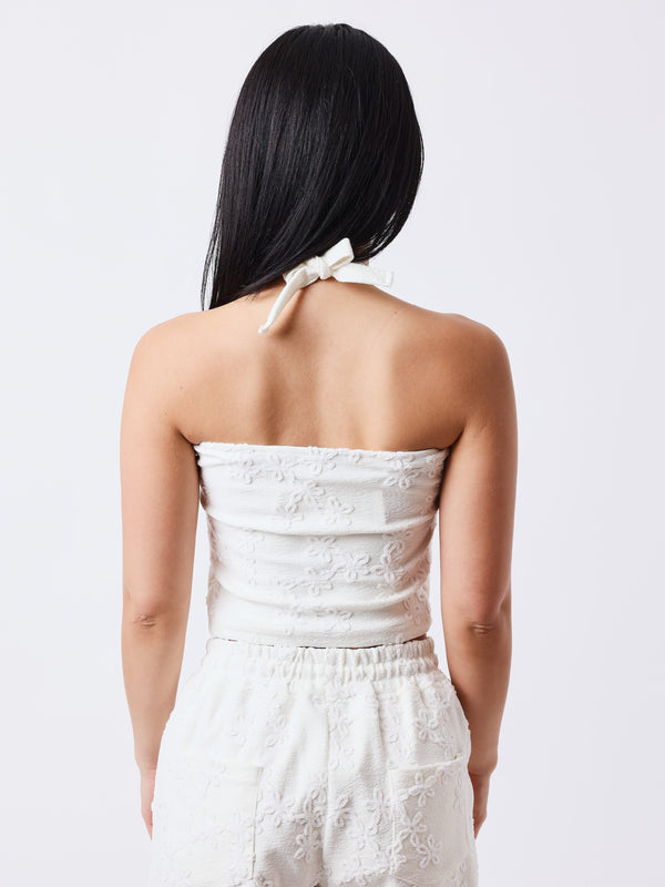 Project X Paris Dames Top Court Flora achterkant model rug 