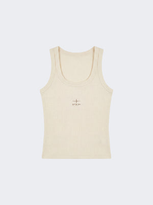 Project X Paris Dames Tank-Top Beige voorkant los