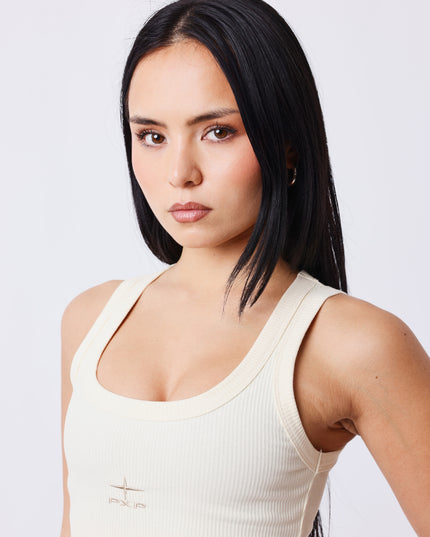 Project X Paris Dames Tank-Top Beige 