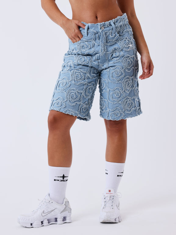 Project X Paris Dames Denim Short Cloudy alleen short