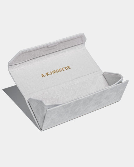A.Kjærbede Fold Case Grey - open, met verpakking