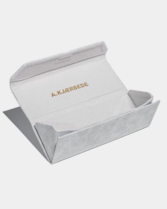 A.Kjærbede Fold Case Grey - open, met verpakking