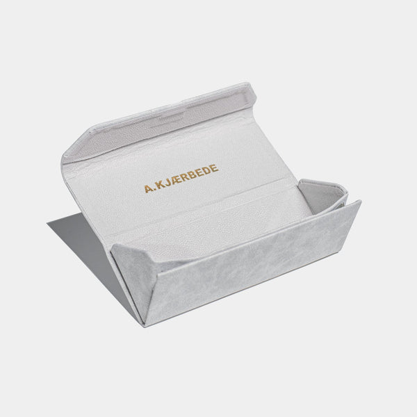 A.Kjærbede Fold Case Grey - open, met verpakking