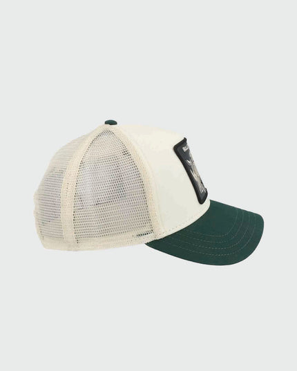 Goorin Bulletproof Trucker Cap Groen/Beige rechts