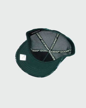 Goorin Duck Camo Trucker Cap Groen binnenaanzicht