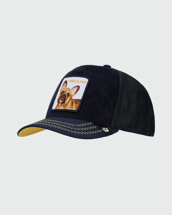 Goorin High Class Corduroy Cap Navy zij