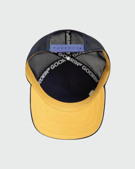 Goorin High Class Corduroy Cap Navy binnen