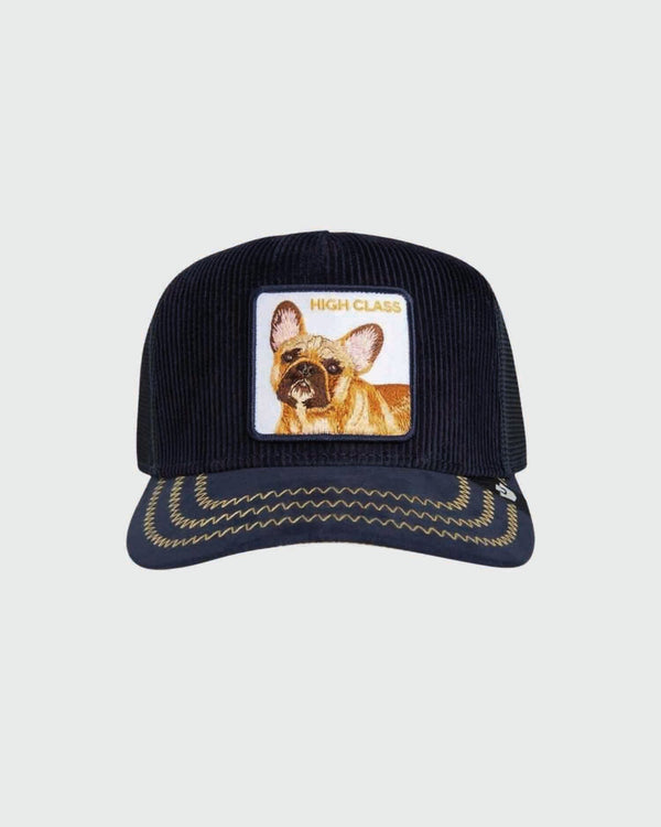 Goorin High Class Corduroy Cap Navy voor