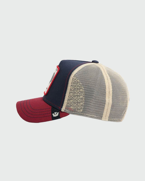 Goorin Rooster Trucker Cap Blauw/Rood