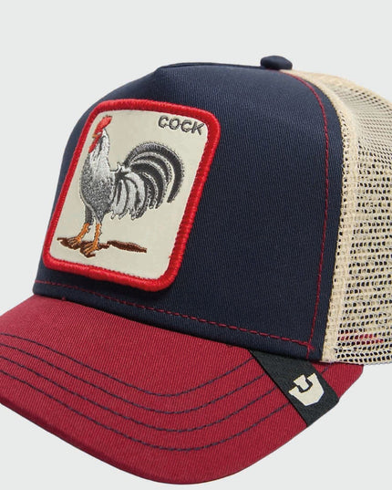 Goorin Rooster Trucker Cap Blauw/Rood cu