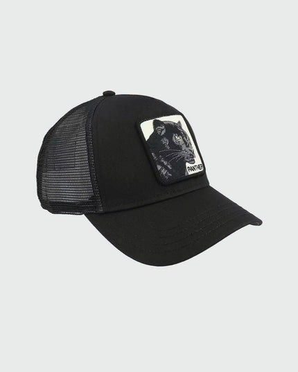 Goorin The Panther Trucker Cap Zwart zijaanzicht