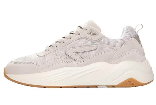 HUB Glide Sneaker Dames Beige zij aanzicht