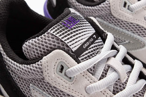 HUB Grid Dames Sneaker Grijs Zwart Detail 1