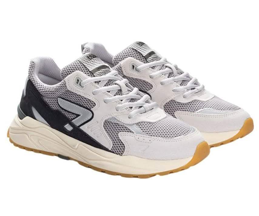 HUB Grid Heren Sneaker Cement