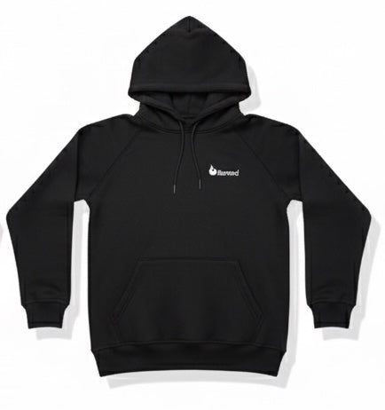 Burned Hoodie Schwarz