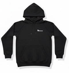 Burned Hoodie Schwarz