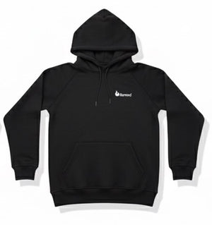 Burned Hoodie Schwarz
