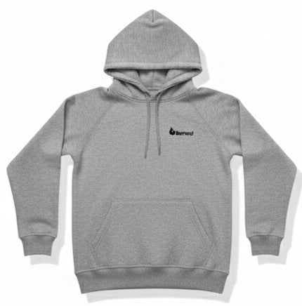Burned Hoodie Grau