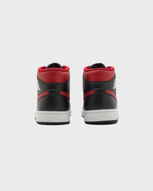 Air Jordan 1 Mid Schoen Bred