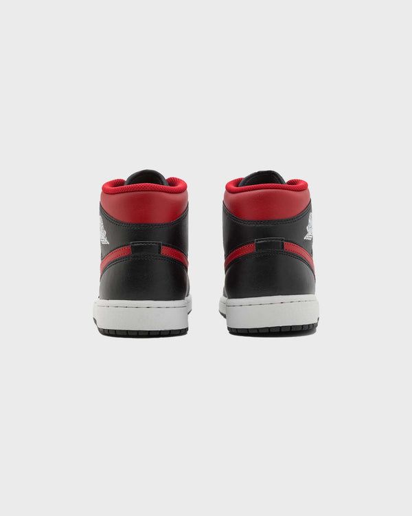 Air Jordan 1 Mid Schoen Bred