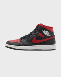 Air Jordan 1 Mid Schoen Bred