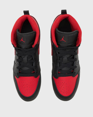 Air Jordan 1 Mid Schoen Bred (GS)