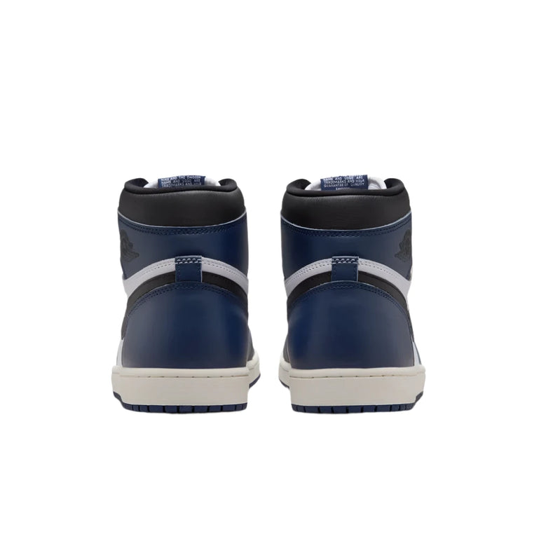 Jordan Nike Navy Achterkant Schoen