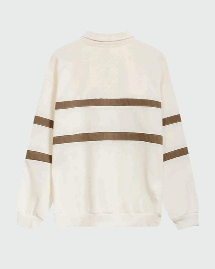 Kaotiko Crew Polo Berwin Wit / Bruin achter