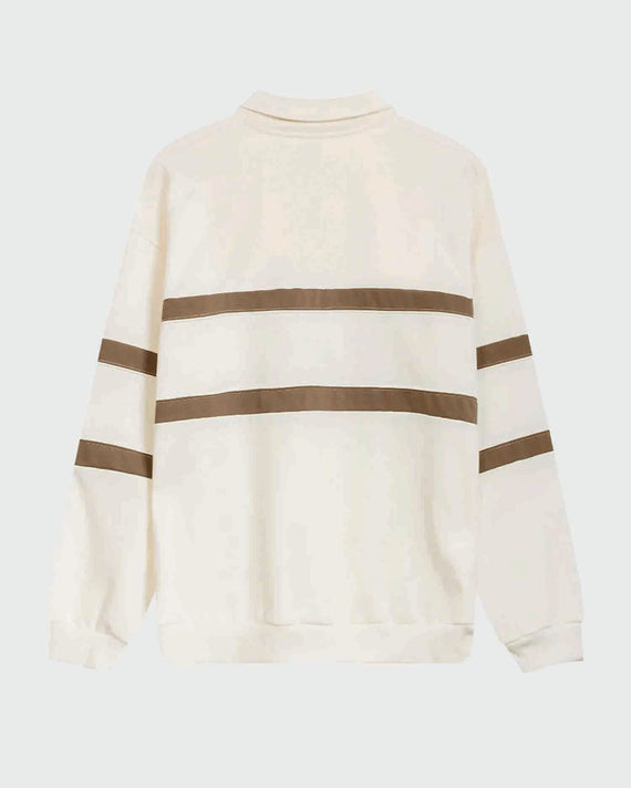 Kaotiko Crew Polo Berwin Wit / Bruin achter