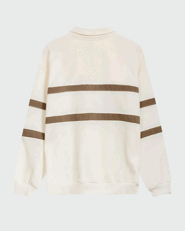 Kaotiko Crew Polo Berwin Wit / Bruin achter