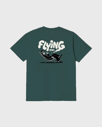 Kaotiko Flying Man T-shirt Groen AA