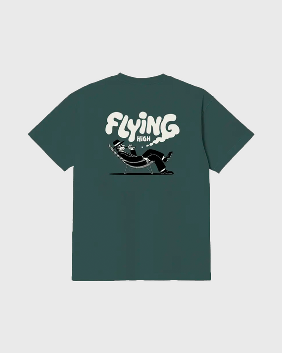 Kaotiko Flying Man T-shirt Groen AA