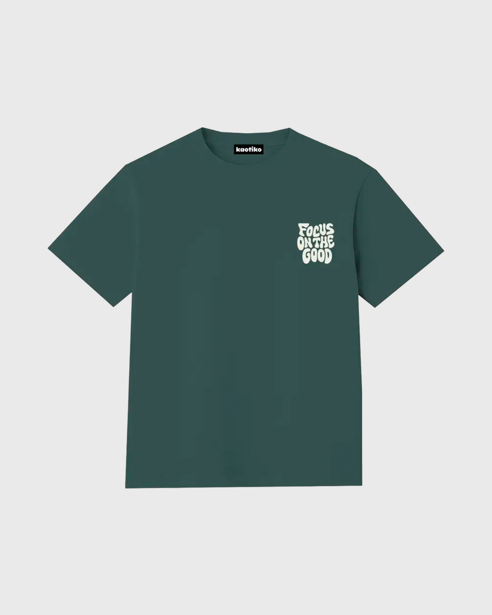 Kaotiko Flying Man T-shirt Groen VA