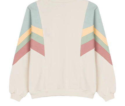 Kaotiko Ginger Bone Sweatshirt Off White Groen