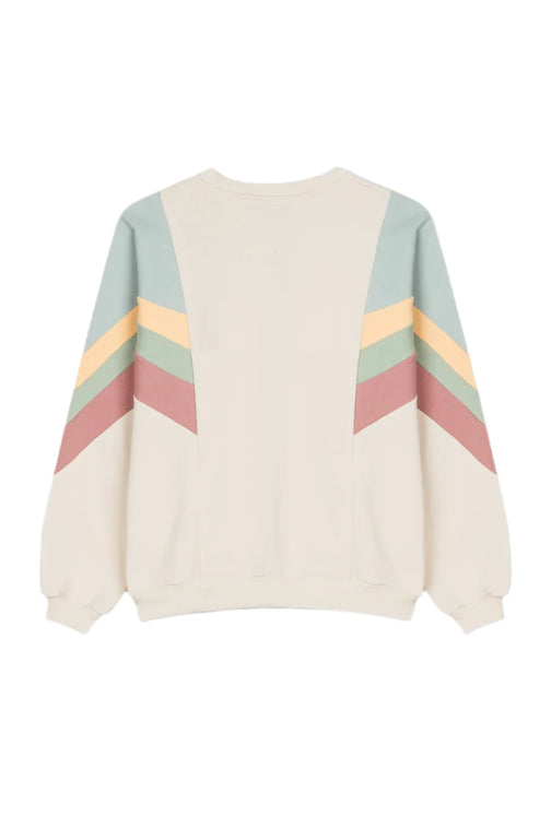 Kaotiko Ginger Bone Sweatshirt Off-White Grün