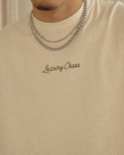 Kaotiko Luxury Chaos T-shirt Beige