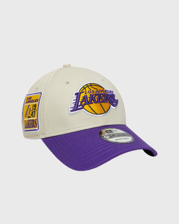 New Era Lakers Contrast Patch 9Forty Adjustable Cap