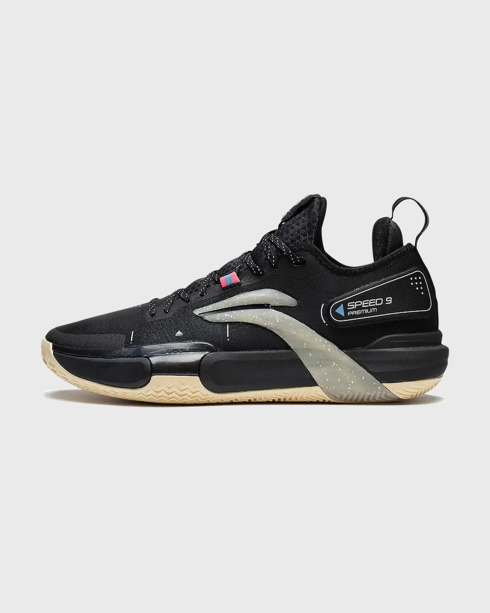 Li-Ning Speed 9 Basketbalschoen Zwart