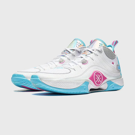 Li-Ning Way of Wade Shadow 5 Buzzer Beater Basketbalschoen Wit