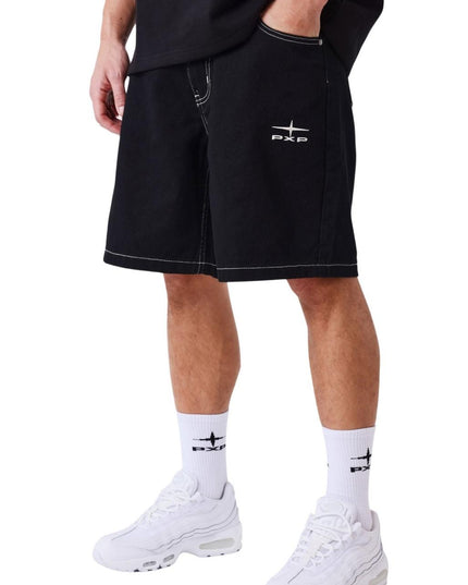 Project X Paris Bandana Shorts Zwart