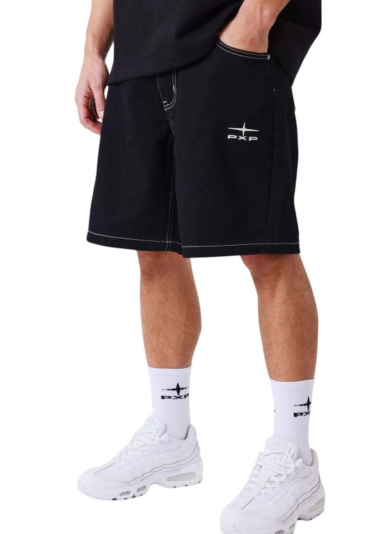 Project X Paris Bandana Shorts Black