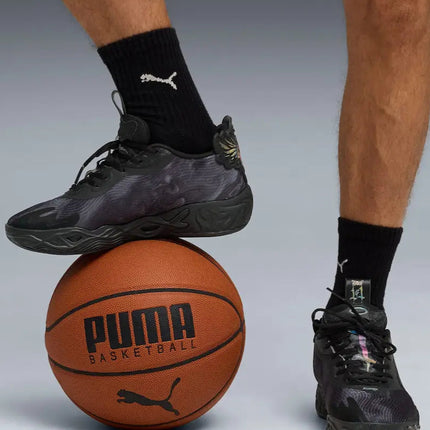 Puma MB.04 Team LaMelo Ball Basketbalschoen Zwart
