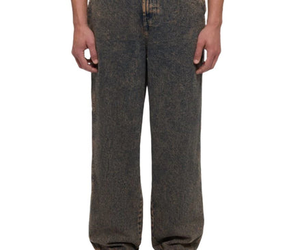 Madison Denim Baggy Jeans Overdye Brown Wash