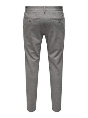 Mark Pant Herringbone Print OLive Night