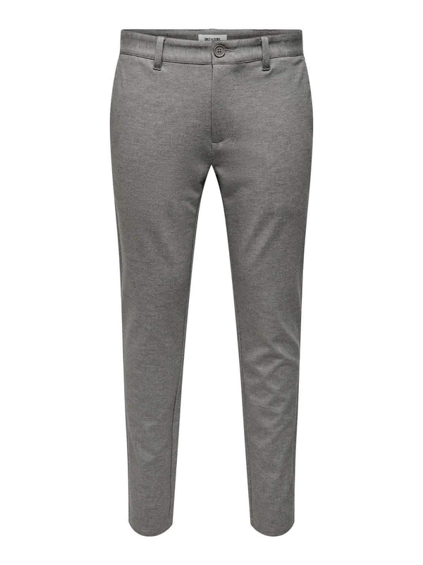 Mark Pant Herringbone Print OLive Night