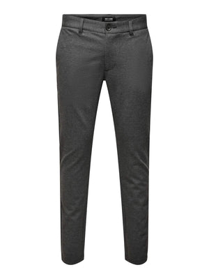 Mark Pant Herringbone Print OLive Night